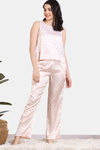 Zivame Silken Promises Woven Pyjama Set - Mary Rose — thumbnail 2